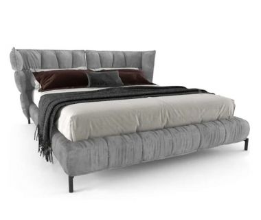Кровать GreenSofa Сан Ремо с стильным изголовьем Кровать GreenSofa Сан Ремо с стильным изголовьем