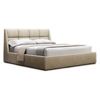 Ліжко GreenSofa Берлін 2 із стильним узголів'ям та механізмом