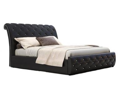 Ліжко GreenSofa Версаль 2 з м'яким узголів'ям та механізмом Ліжко GreenSofa Версаль 2 з м'яким узголів'ям та механізмом