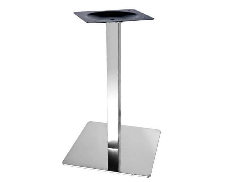 Опора для стола Кама, металл, нержавейка, высота 72 см, основание 50*50 см в интернет-магазине "Мебли Даром"