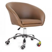 Кресло Мурат коричневый (на роликах) SDM (Групо СДМ)