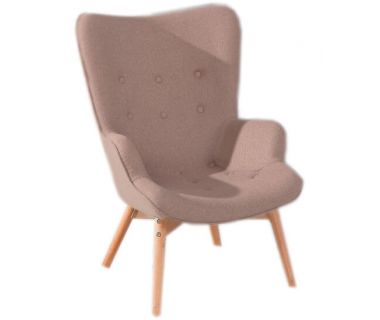 Кресло Флорино, мягкое, дерево бук, цвет коричневый