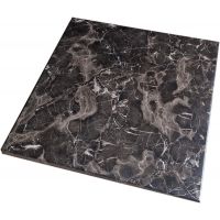 Столешница GSDM для стола WERZALIT квадратная 70*70 см, черный мрамор 