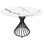 Стол обеденный Spiral (Спираль) мрамор белый матовый
