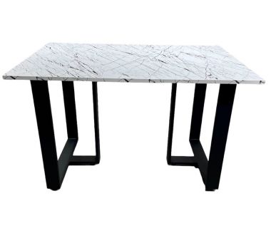 Стол обеденный Tenerife (Тенерифе) мрамор белый матовый