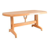 Стол Irak Plastik Oval 70x120 тик