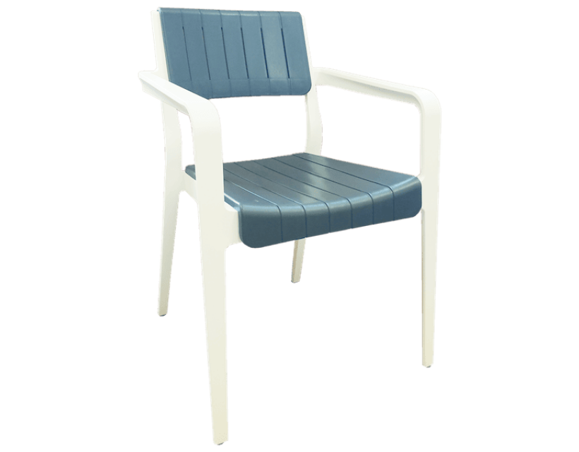 Кресло Irak Plastik Infinty белое в интернет-магазине "Мебли Даром"