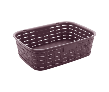 Кошик під ротанг 1,75 л фіолетова