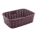 Корзина под ротанг 1,75 л фиолетовая в интернет-магазине "Мебли Даром"