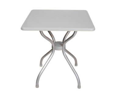 Стол квадратный Irak Plastik Alfa 70x70 серый