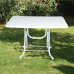 Стіл складаний Irak Plastik 70x115 білий в інтернет магазині "Меблі Даром"
