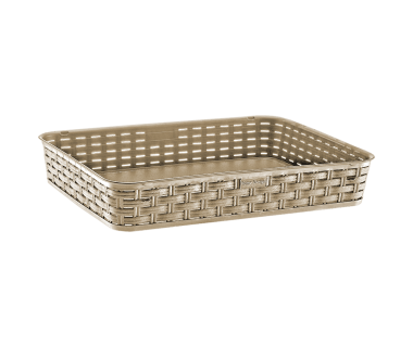 Корзина под ротанг 5,5 л кремовая
