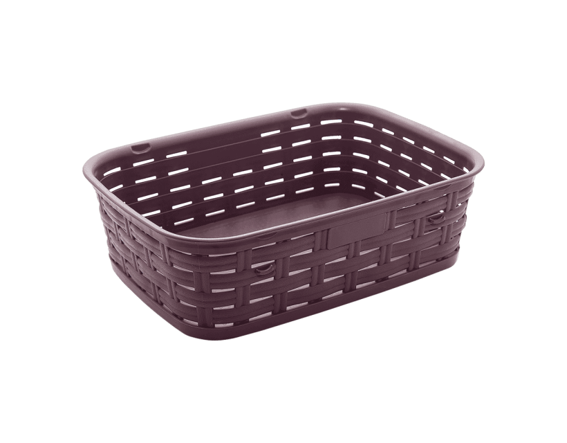 Кошик під ротанг 1,75 л фіолетова в інтернет магазині "Меблі Даром"
