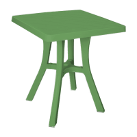 Стол квадратный Irak Plastik Royal 70x70 см зеленый