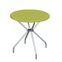 Стол круглый Irak Plastik Beta 80 салатовый