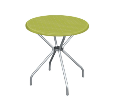 Стол круглый Irak Plastik Beta 80 салатовый