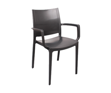 Кресло Irak Plastik Lara антрацит