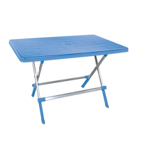 Стіл складаний Irak Plastik Delta 70x100 блакитний