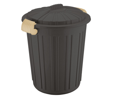 Бак для мусора Irak Plastik Luxury № 5 Herkul 73 л шоколад