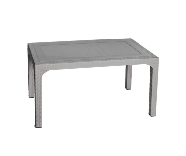 Стіл під ротанг Irak Plastik 80x140 сірий