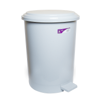 Ведро для мусора с педалью Irak Plastik №4 35л серое