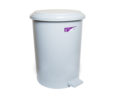 Відро для сміття з педаллю Irak Plastik №4 35л сіре