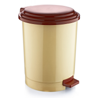 Відро для сміття з педаллю Irak Plastik №4 35л бежеву