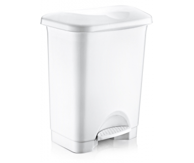 Відро для сміття з педаллю Irak Plastik Stella 45л біле