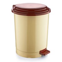 Відро для сміття з педаллю Irak Plastik №4 35л бежеву