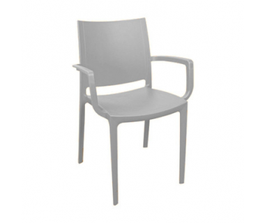 Кресло Irak Plastik Lara серый