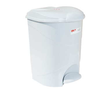 Відро для сміття з педаллю Irak Plastik Bella №2 19л сіре