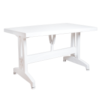 Стіл прямокутний Irak Plastik 70x120 білий