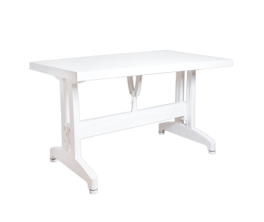 Стіл прямокутний Irak Plastik 70x120 білий