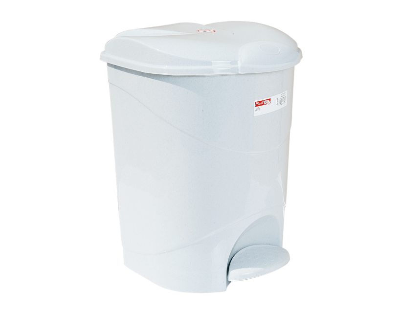 Відро для сміття з педаллю Irak Plastik Bella №2 19л сіре в інтернет магазині "Меблі Даром"