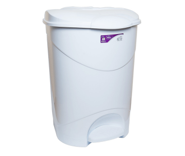 Відро для сміття з педаллю Irak Plastik Bella №3 30л біле