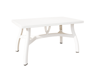 Стол прямоугольный Irak Plastik King 80x140 белый