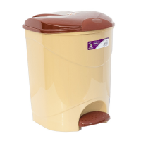 Відро для сміття з педаллю Irak Plastik Bella №1 12л бежеву