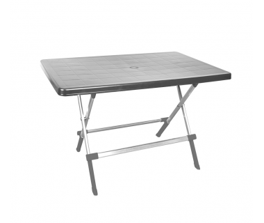 Стол складной Irak Plastik Omega 70x115 серый