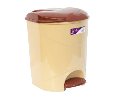 Відро для сміття з педаллю Irak Plastik Bella №1 12л бежеву