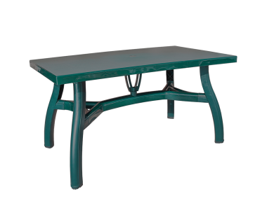 Стол прямоугольный Irak Plastik King 80x140 зеленый