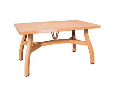 Стол прямоугольный Irak Plastik King 80x140 тик