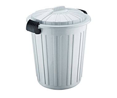 Бак для сміття Irak Plastik Luxury № 5 Herkul 73 л сірий