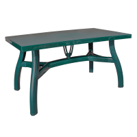 Стіл прямокутний Irak Plastik King 80x140 зелений