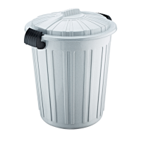 Бак для мусора Irak Plastik Luxury № 5 Herkul 73 л серый