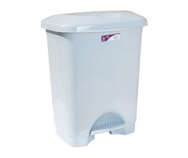 Відро для сміття з педаллю Irak Plastik Stella 45л сіре