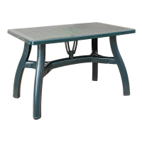 Стол прямоугольный Irak Plastik King 70x115 зеленый