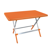 Стол складной Irak Plastik Delta 70x100 оранжевый
