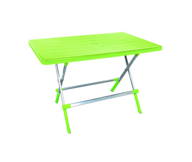 Стол складной Irak Plastik Delta 70x100 салатовый