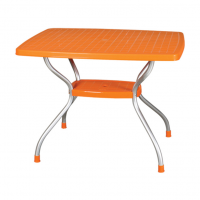 Стол Irak Plastik Vega 70x100 оранжевый