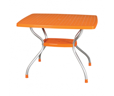 Стіл Irak Plastik Vega 70x100 помаранчевий